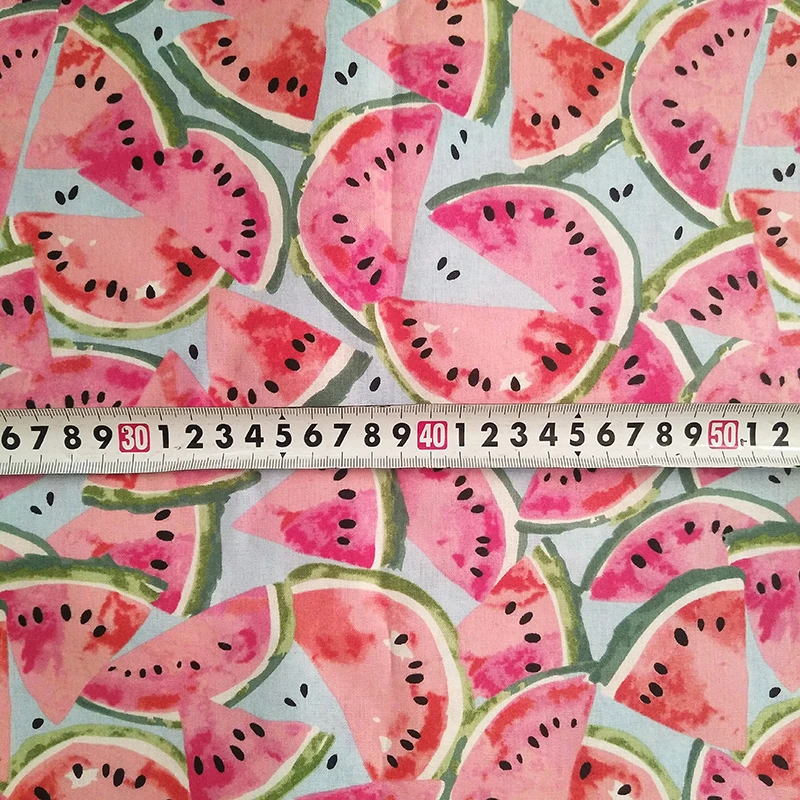 New 105cm Width 100 Cotton Fabric Watermelon Printed Fabric Sewing Material For Quilting Patchwork Cloth Diy Dress Clothing Material For Quilting Sewing Materialprinted Fabric Aliexpress