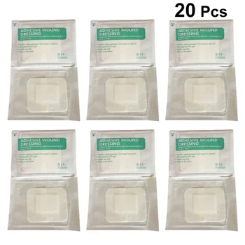 

20pcs Individually Packed Wound Stickers Non-woven Adhesive Breathable First Aid Patches