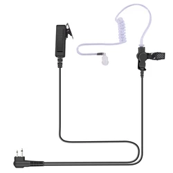 CP100 DP1400 CP040 DEP450 PTT Earpiece 2 Pin Clear Acoustic Air Tube Earphone Bodyguard Intercom Security Headset for Motorola