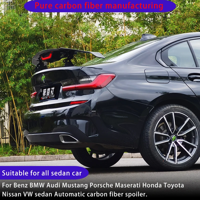 Автоматический спойлер из углеродного волокна для Benz BMW Audi Porsche Maserati Honda Toyota Nissan