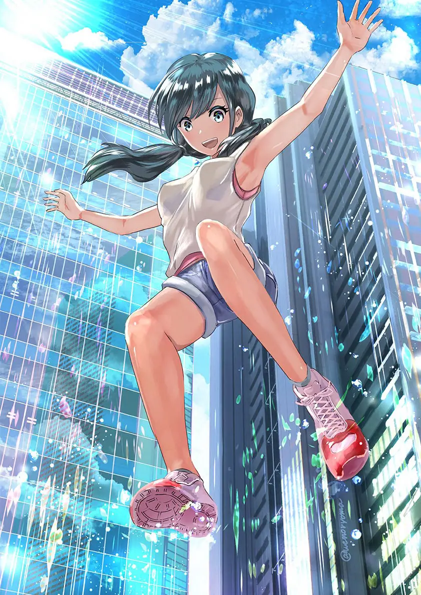 Makoto Shinkai японское аниме фильм выветривание с вами покрытый плакат и печать белая бумага картина Decorativefor домашний декор