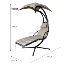  Prodgf 1 Set 200*105*190cm outdoor beach moon shape Swing Chair 