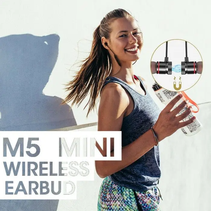 Bluetooth спортивные наушники магнитные наушники для бега гарнитура с микрофоном бас JHP-лучший