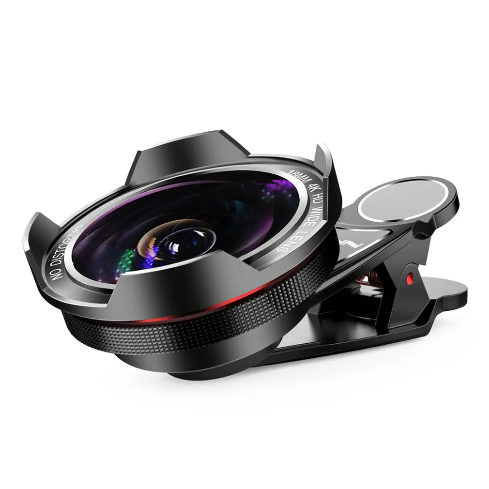 

Wide Angle 18Mm Professional Optical 4K Distortion Free Slr External Universal Mobile Phone Lens
