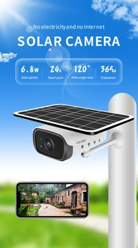 

Solar Battery Power Wireless WIFI Surveillance IP Camera 1080P Waterproof Outdoor PIR Motion Detection Night Vision IP Camera
