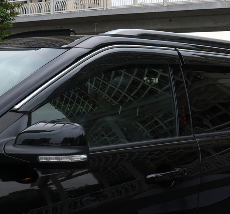 Подходит для Ford Explorer 2011 2012 2013 2014 2017 2018 внешний Пластиковый оконный козырек