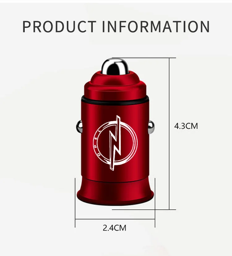 3.1A двойной USB Автомобильное зарядное устройство Универсальный мобильный телефон