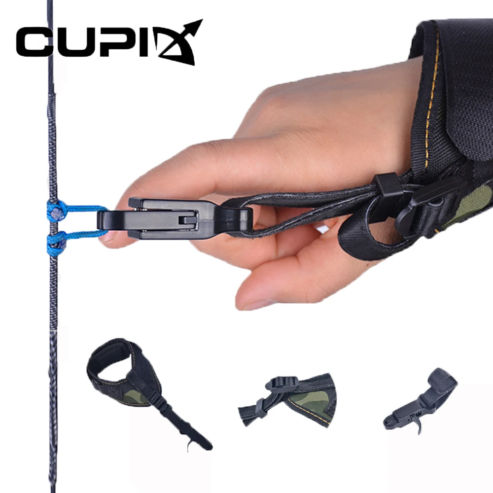 Wrist Bow Release Triangular Bow Clamp Type 360 Degree Rotation