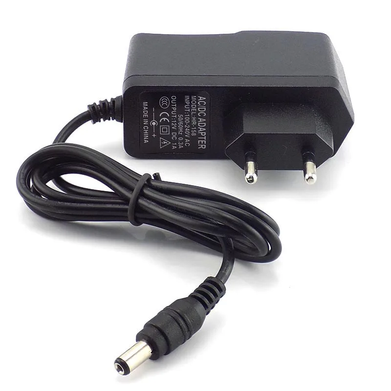 12V 1A 1000mA 100-240V AC/DC адаптер питания зарядное устройство адаптер зарядки для камеры видеонаблюдения светодиодный светильник US/EU/AU разъем O21