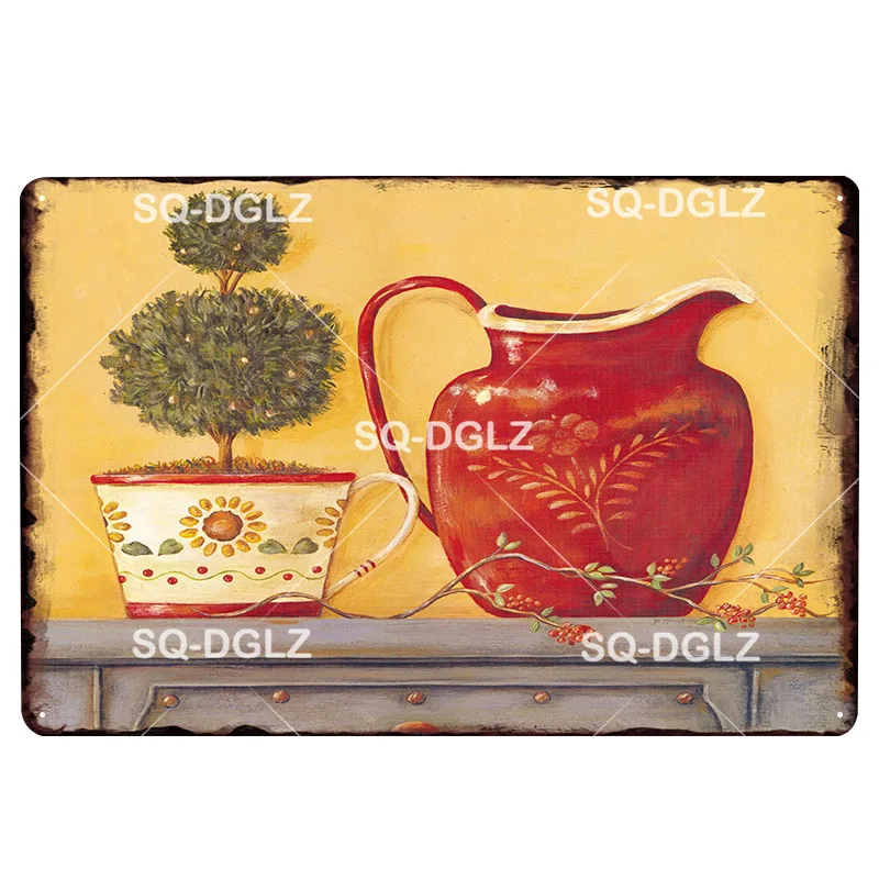 Lavender Metal Sign Plaque Metal Vintage Decor Pub Bar Decoration Vegetation Tin Sign Plate Poster Home Decor - Цвет: 2358
