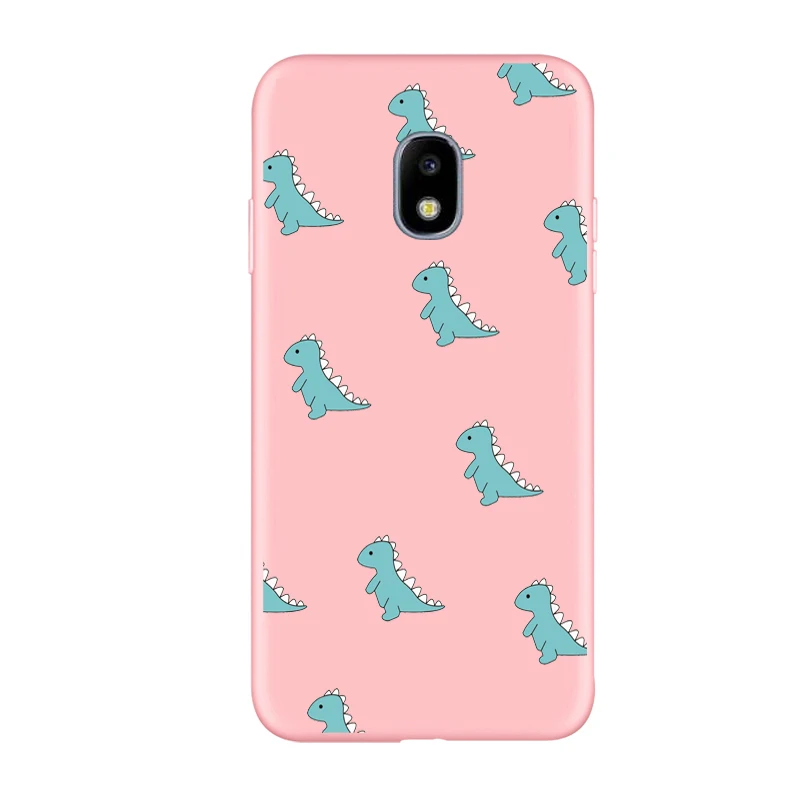 Динозавром из мультфильма силиконовый чехол для samsung Galaxy J3 J5 J7 J2 Prime S10e S10 S9 S8 Plus Note 10 9 8 Дракон мягкий чехол - Цвет: XT 13 pink case
