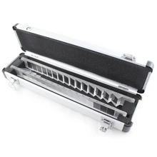 Топ!-Призма бар набор, Призма набор с одной частью горизонтального типа и один кусок вертикального типа, упакованный в Алюминиевый Чехол