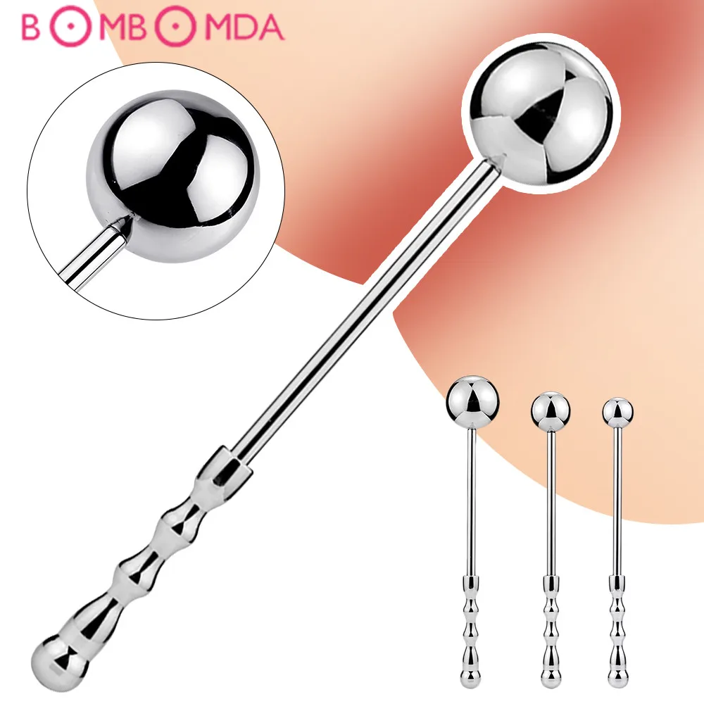 Anal Sex Toys Stainless Steel Metal Butt Plug Dildo Small Medium Big Products For Gay Anus Dilation Bead | Красота и здоровье