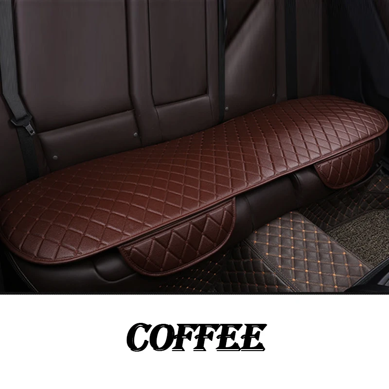 Чехол для подушки сиденья из искусственной кожи для Volkswagen VW Passat B6 B5 B7 B8 Golf 4 5 7 6 Polo Opel Astra J H Insignia Corsa - Название цвета: B-Brown