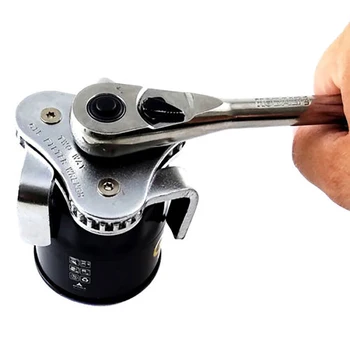 

Auto Car Vehicle Two Way Oil Filter Detach Metal Wrench 3-Jaw Remover Hand Tool Use with a 1/2" or 13/16" Square Drive Tool