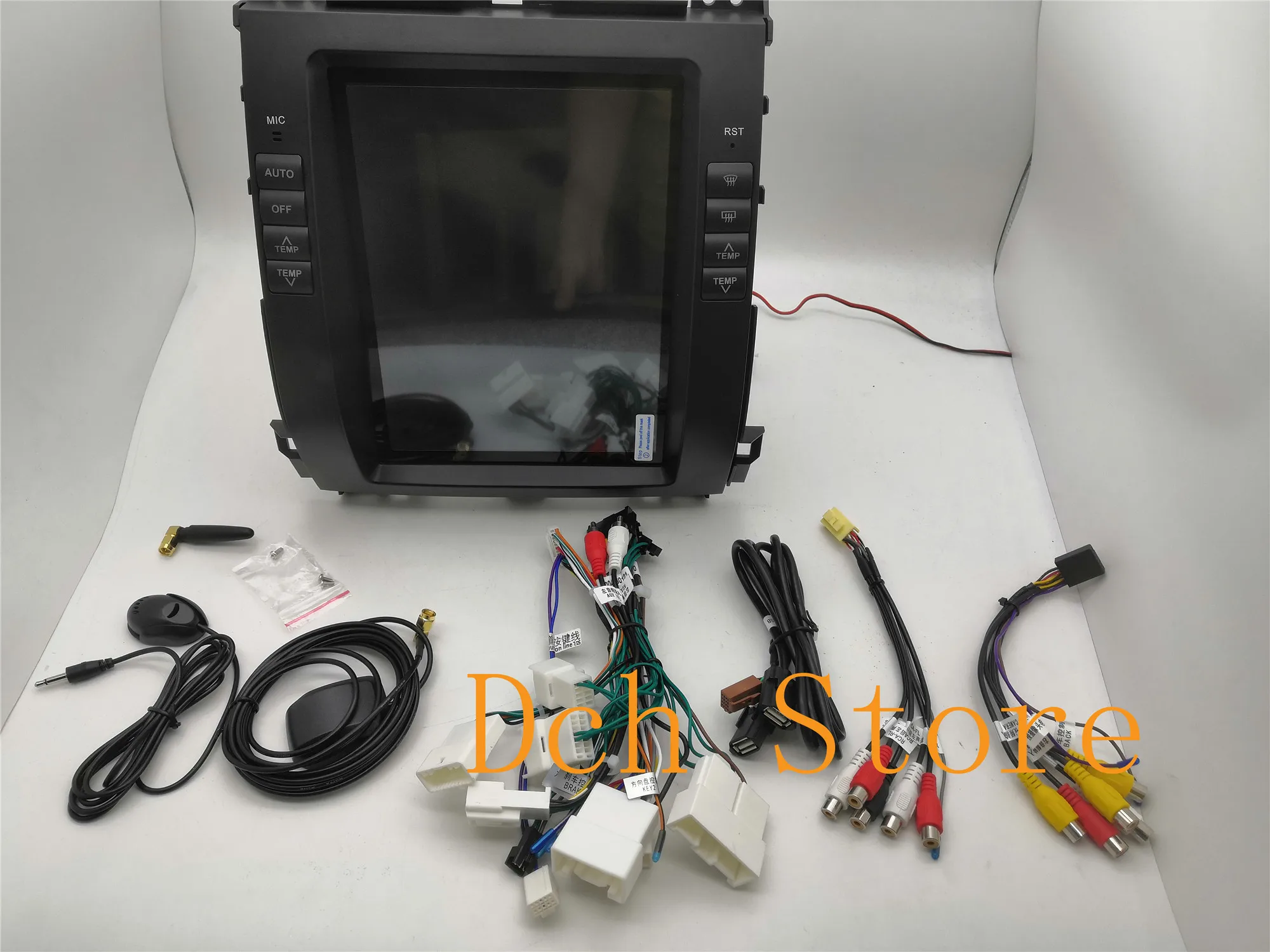 10 4 ''вертикальный экран Tesla Style Android 9 0 автомобильный DVD плеер GPS для Toyota Prado 120 land