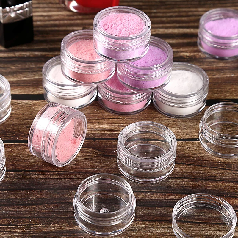 10pcs Empty Jars Cosmetic Makeup Refillable Bottles Container Small Round Bottle Little Cream Jar Series Perfume Gel Pack | Дом и сад