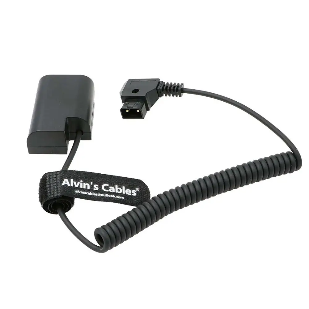 

Alvin's Cables Anton Bauer D Tap to DMW DCC12 DC Coupler Coiled Cable Dummy Battery Adapter for Panasonic DMC GH5 GH4 GH3