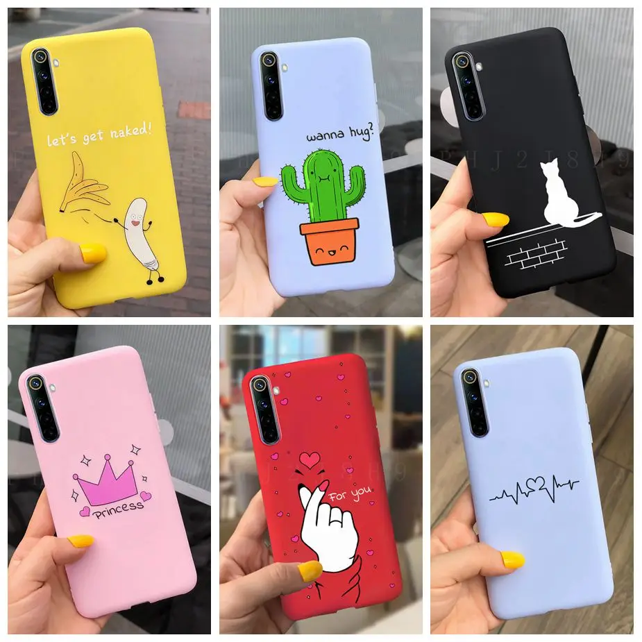 Huayijie Custodia per Oppo Realme 6 PRO Custodia Silicone Case Cover T-37