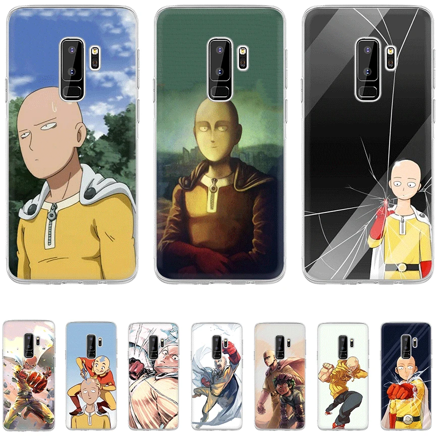Мобильный телефон чехол для Samsung Galaxy J1 J2 J7 J5 J6 J3 Prime жесткий Защита One Punch-Man |