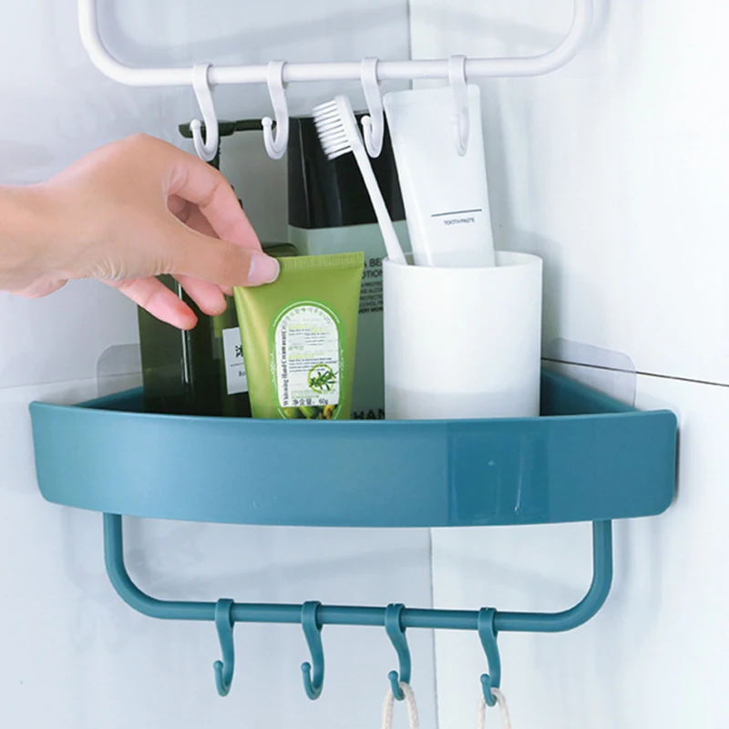 

Portable Bathroom Storage Rack Draining Design Space Saving Separable Storage Box Plastic Rack For Home Storage