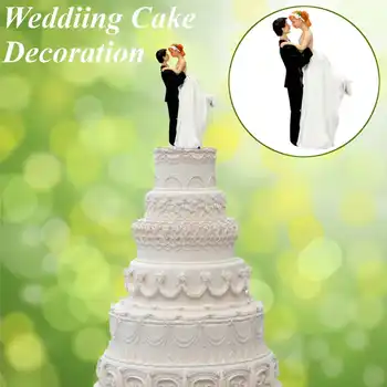 

Reusable Romantic Cake Toppers Dolls Bride and Groom Marry Resin Figurine Wedding Cake Topper Wedding Decoration Supplies