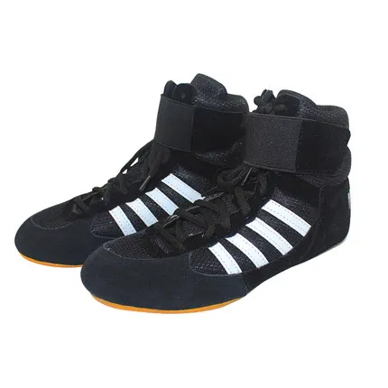 [TB05]Wrestling shoes men and women training shoes tendon bottom boxing in the high help low to help Sanda fighting