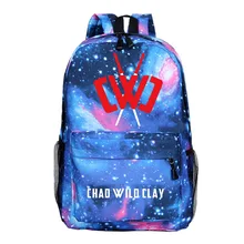 Чад дикая глина с принтом из игры Рюкзак Студенческая сумка женская мужская дорожная сумка Досуг школьные сумки для девочек-подростков