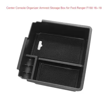 

Auto Interior Organizer Decorative Tray With Mat Center Console Armrest Storage Box Tools Car Removable For Ford Ranger 16-18
