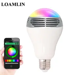 110V 220V E27 Smart RGB светодиодный светильник 3W 5W 6W 10W RGB съемный красочный красный-зеленый-синий светодиод лампа