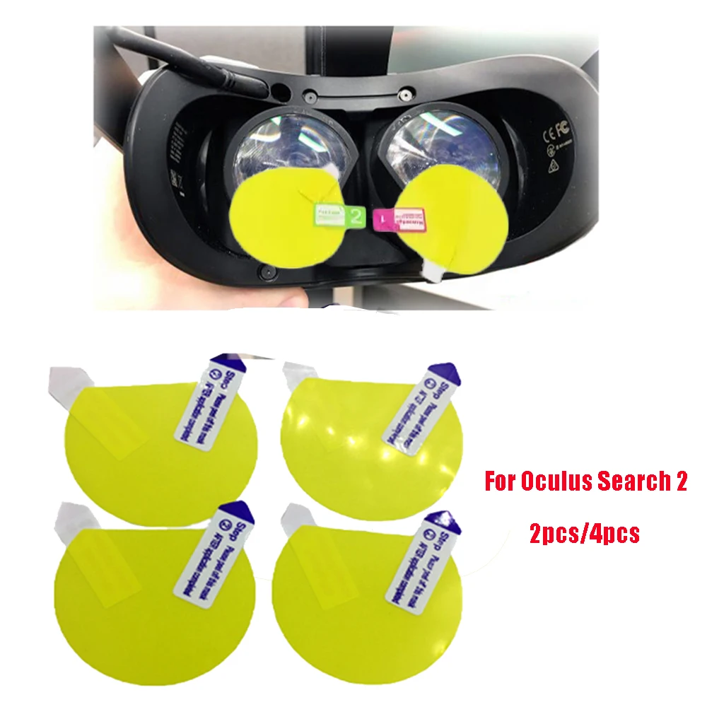 Gran oferta VR protectores de pantalla para Oculus encuentra 2 Índice casco auricular VR gafas antiarañazos Protector de lente cubierta Lnwy3jVnOXN