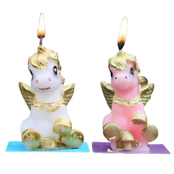 

2PCS Birthday Candle Creative Safe Birthday Cake Candles Accessory for Party Favors Birthday Cake Birthday Party Supplies A30