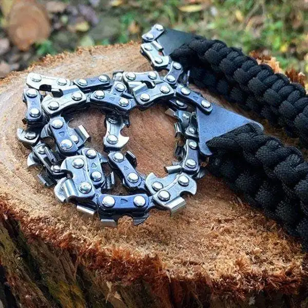 Mintiml™ Pocket Chainsaw Survival Gear Manual Hand Steel Rope Chain Saw Practical Portable Emergency Survival Gear Steel Wire Ki 6