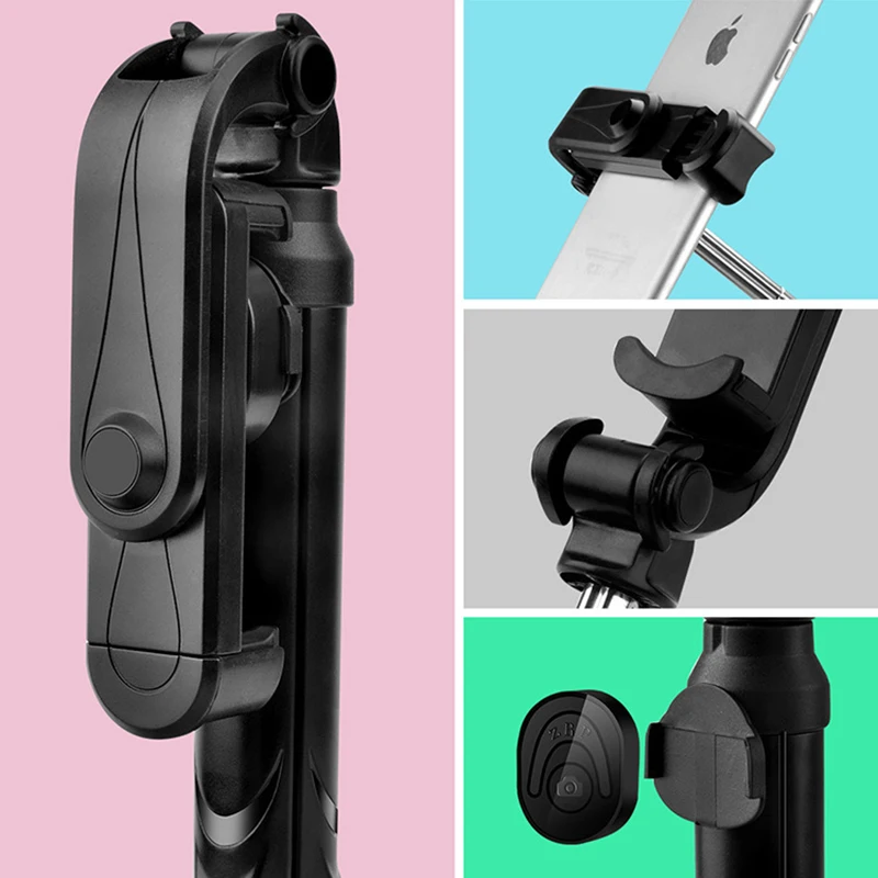 New Selfie Stick Tripod Remote Palo Handphone Photo Holder Bluetooth-Compatible Tripod Camera Monopod Self-Timer Artifact Rod