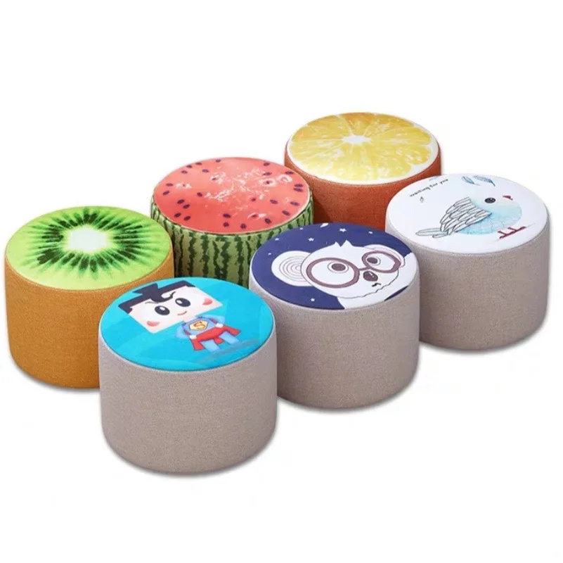 Children's Chair Lazy Person Creative Solid Wood Household Stool Web Celebrity Living Room Bedroom Shoe Cloth Art Stools