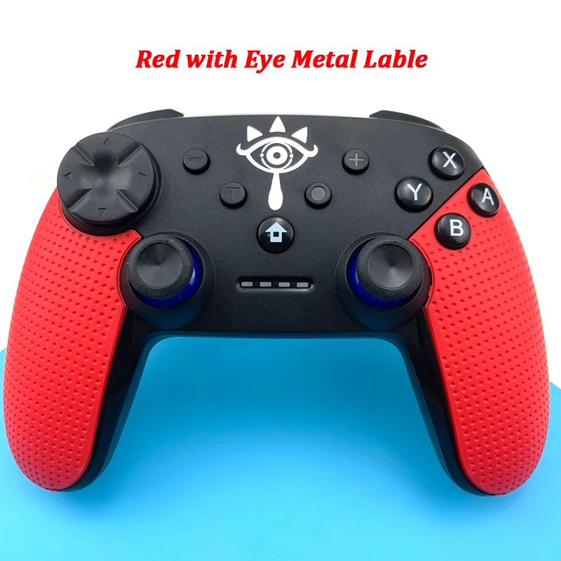 Wireless Game Controller Joystick For Nintend Console Switch Bluetooth Gamepad Pro Joypad For Android/PC Accessories Controller - Цвет: BlackEye Metal lable