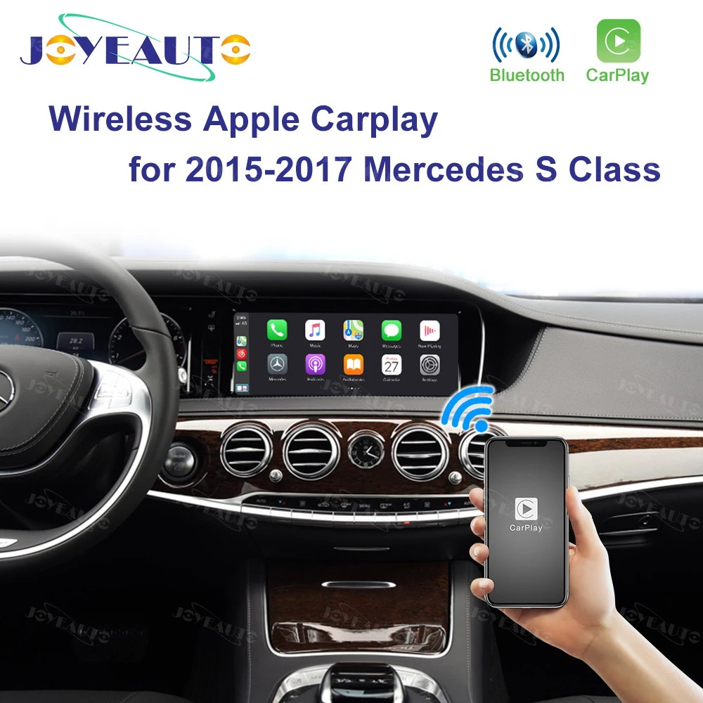 Joyeauto беспроводной Apple Carplay Car play Retrofit S класс 15 19 NTG 5 W222 для Mercedes Android авто зеркальное