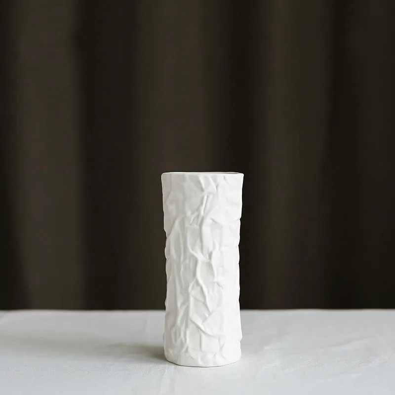 6.1X21cm Европейская мода керамическая ваза для цветов фарфоровые вазы для украшения дома Современная Столешница дизайн G - Цвет: 6.1X21cm