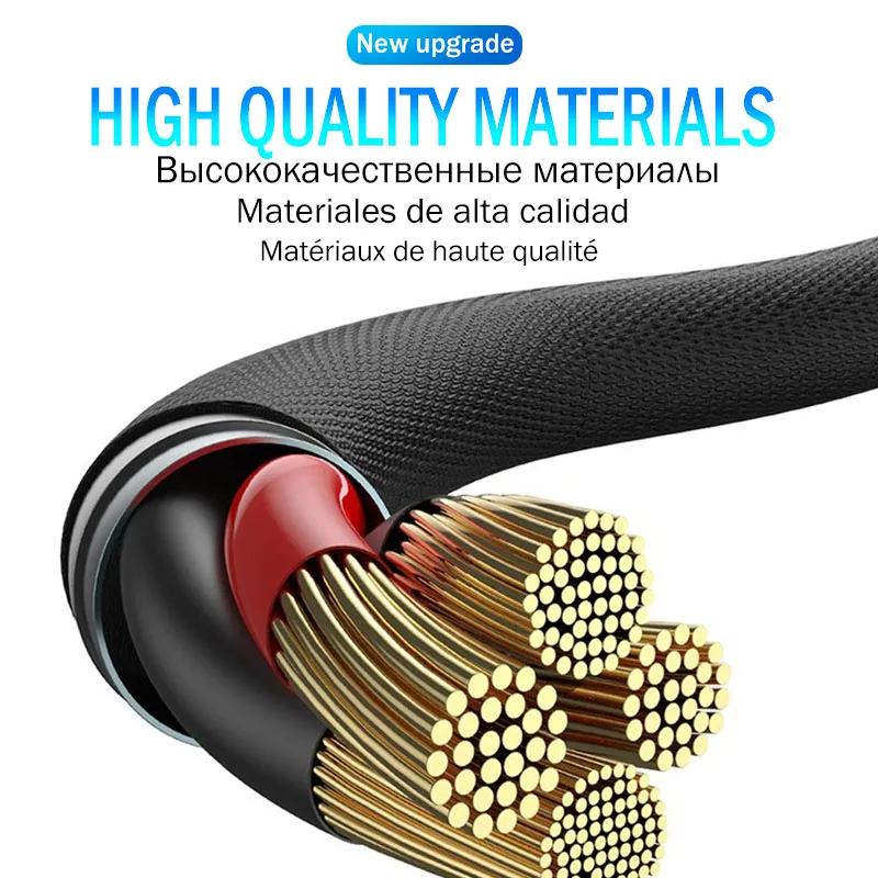 3A usb type C кабель провод для быстрого заряда type-C для samsung Galaxy A50 huawei P30 Pro Xiaomi Мобильный телефон USB C кабель зарядного устройства