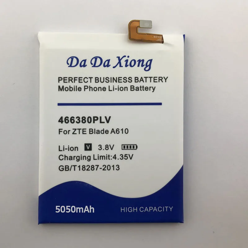 Da Xiong 5050 мАч 466380PLV батарея для zte Blade A610 A610C A610T BA610C BA610T батарея сотового телефона