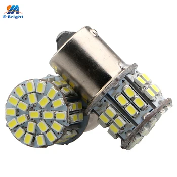 

YM E-Bright 10X p21w BA15S 1156 p21/5w 1157 BAY15D 1206 LED Turn Signal Brake Lights Parking Rear Lamp 12V DC Auto Bulbs White