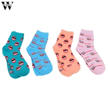 Womail Fashion Носки 1 пара Для женщин Утепленная одежда хлопок скейтборд носка удобные носки-тапочки