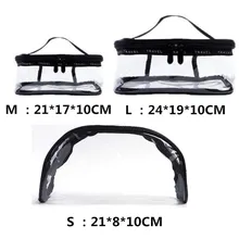 Дорожная косметичка для мытья с водонепроницаемой и прозрачной портативной сумкой для хранения набор из 3