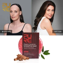 PURC органический натуральный экстракт шампунь мыло веганское ручной работы удалить зуд против перхоти шампунь для волос 11,11