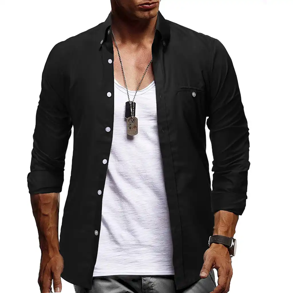 camisas largas masculinas