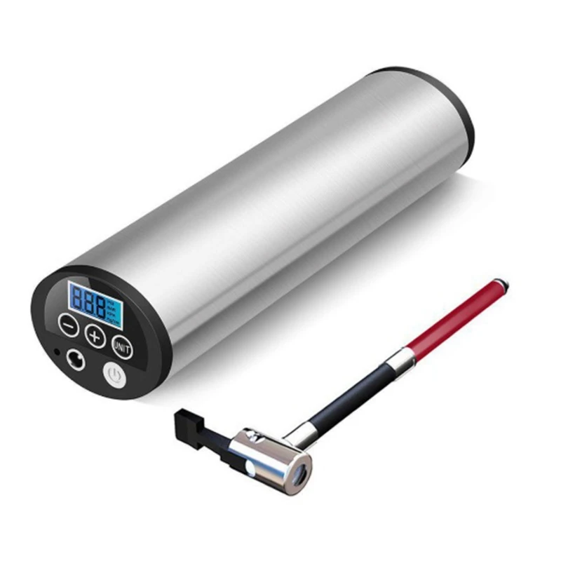 

150PSI Mini Electric Inflator 12V Car Bicycle Bike Pump Electric Auto Air Compressor Bicycle Pumps with LCD Display-EU PLUG