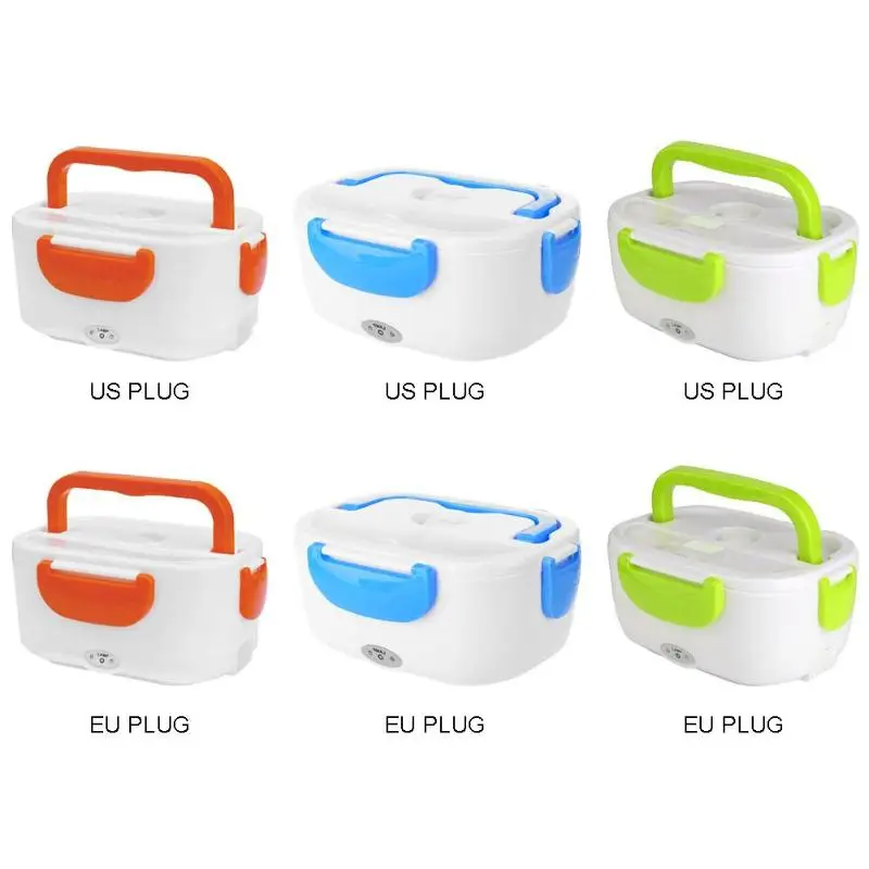 

Portable Electric Heating Lunch Box Food Cooking Machine Warmer Heater Rice Container Dinnerware for Home Auto Car