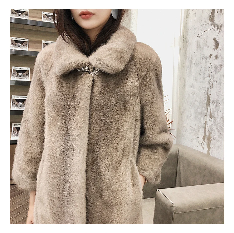 mink coat real natural fur coat women coat winter coat real mink coat