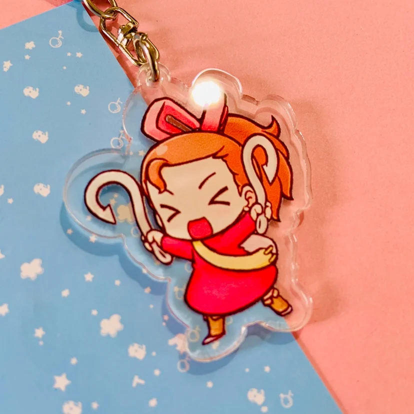 Аниме Kawaii милый тайный мир Arrietty двусторонний брелок Подвеска для рюкзаков Airpods