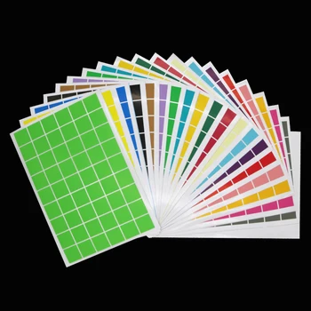 

Square Label Sticker Write Waterproof Self-sticking Printer Paper Laser Blank Asset Office Classification Mark Inner Cut Fixed